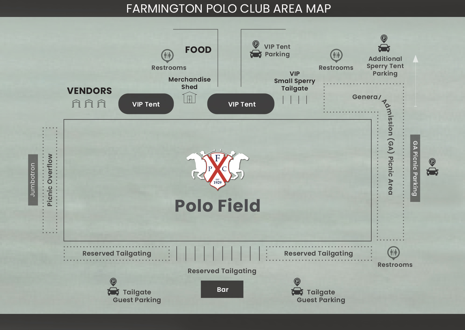 Farmington Polo Seating Map